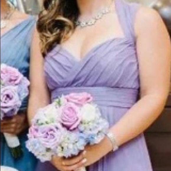 Amsale bridesmaid dress size 4. Cost me $375 - Picture 1 of 4